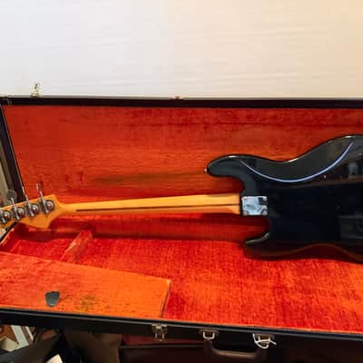 Fender Jazz bass guitar 1973 - Black image 15