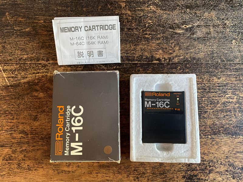 Roland M-16C Memory Cartridge in Box for 707 909 JX8P MKS 20 image 1