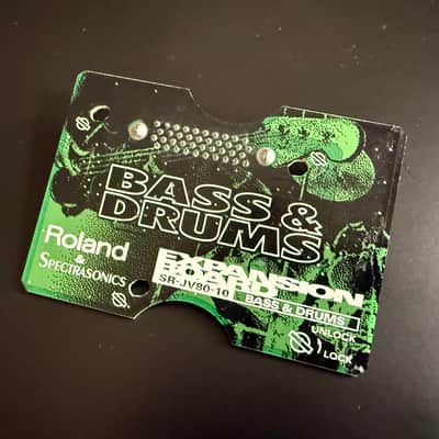 Roland SR-JV80-10 Bass and Drums Expansion Board 1990s - Green