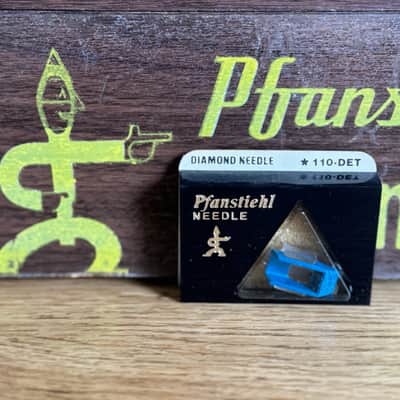 Pfanstiehl 110-DET Stylus NOS | Elliptical Diamond Needle | ADC K8E K7E K6E P32 USA-Made image 1