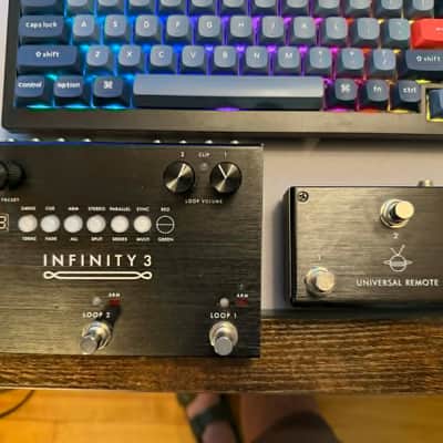 Pigtronix Infinity 3 Looper 2021 with Universal Remote Aux Switch and Power Supply image 1