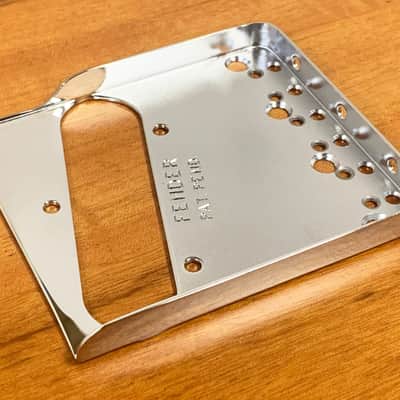 Fender Vintage Telecaster Bridge Plate w/Notched Flange to fit American Standard image 3