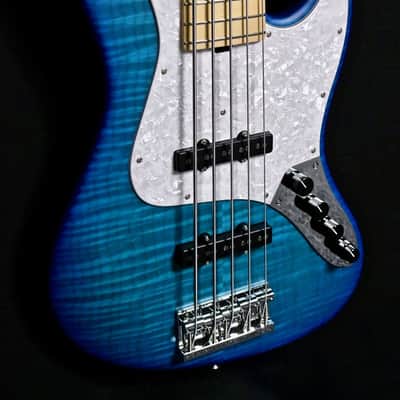 Sadowsky - NYC Deluxe Satin Series 5-21 - Oahu Blue Burst image 4