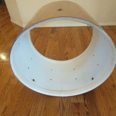 Ludwig Vintage Club Date Pink Champagne sparkle14 x 20 bass drum shell keystone badge 1966 outstanding! image 14