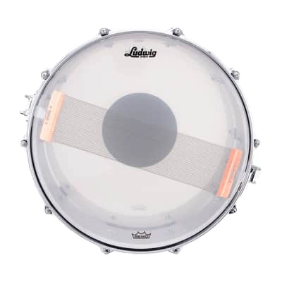 Ludwig Slotted Coliseum Cast Aluminum Snare Drum 14x8 image 4