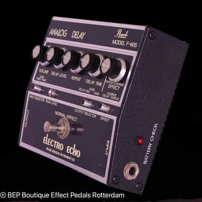 Pearl F-605 Electro Echo Analog Delay with MN3005 BBD s/n 512719 early 80's as used by the Mad Professor ( Studio 1 recordings ) image 6