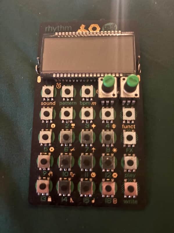 Teenage Engineering PO-12 Pocket Operator Rhythm 2017 - Present Black image 1