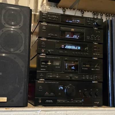 TECHNICS 7 PIECE COMPONENT HIFI STEREO SYSTEM/EQ/AMP/CD/TAPE/PHONO/ JAPAN image 8