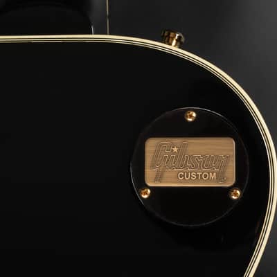 2021 Gibson Custom Shop Historic '57 Les Paul Custom Black Beauty Reissue - Ebony VOS | USA Vintage Long Neck Tenon No Weight Relief 4.18kg | CoA OHSC image 22