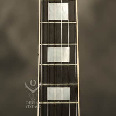 1957 Gibson Les Paul Custom Black w/original Bigsby + "Fretless Wonder" HANG TAG image 3