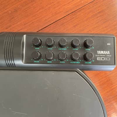 x2 Yamaha ED10 Analog Drum Synth Pad 1980s image 3