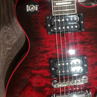 Gibson LP Custom Black Widow  2009 Red image 9