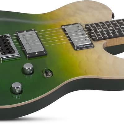 Schecter PT Classic w/ Case - Caribbean Fade Burst (7321) image 11