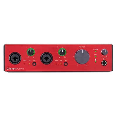 Focusrite Clarett+ 2Pre 10-In / 4-Out USB Audio Recording Interface image 1