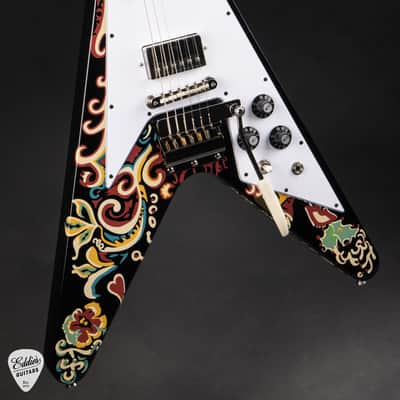 2024 - Epiphone Jimi Hendrix Love Drops Flying V Ebony 7.8 #24071521615 image 6
