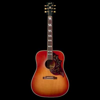 Gibson Custom 1960 Hummingbird Light Aged Acoustic - Heritage Cherry Sunburst-Sunburst image 2