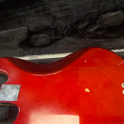 Fender American Standard Jazz Bass with Maple Fretboard in Fender hard case -2009 - Candy Cola image 2
