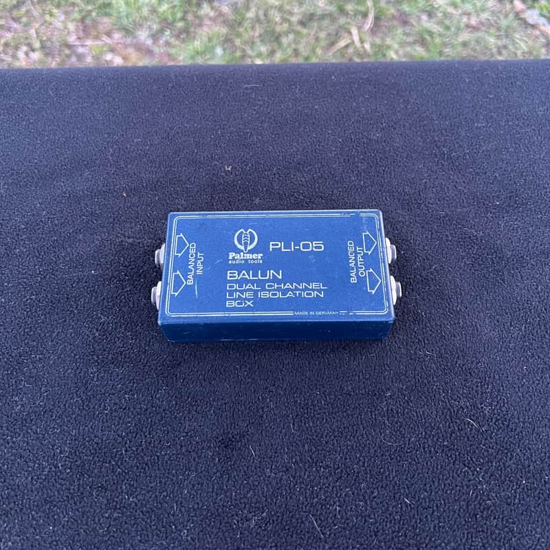 Palmer PLI-05 * Balun Dual Channel Line Isolation Box * Stereo Isolator image 1
