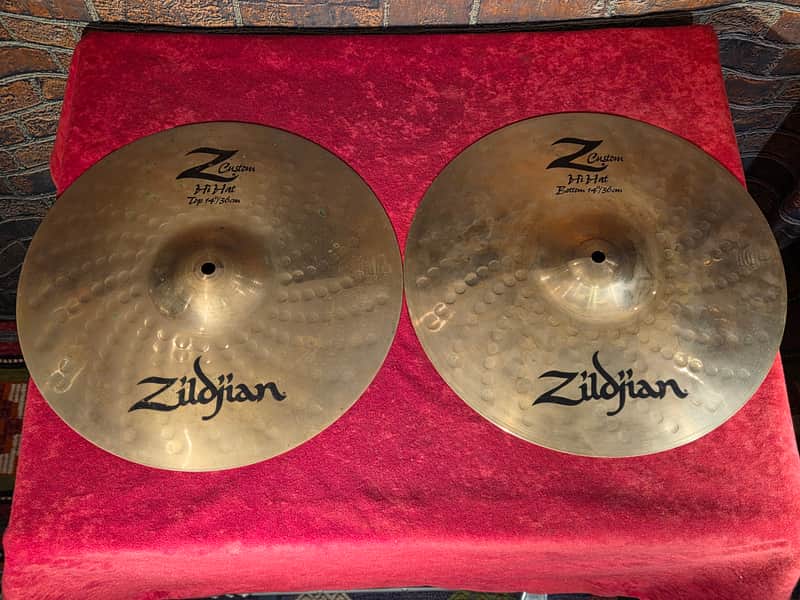 Zildjian 14" Z Custom Hi-Hat Cymbal Pair image 1