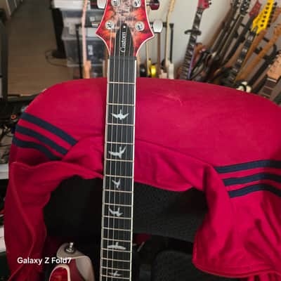 PRS PRS SE Custom 24 08 Quilt Charcoal Cherry Burst - Quilt Charcoal image 4