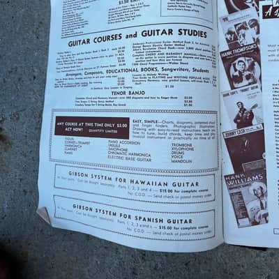 Epiphone Gibson FT-30 bikini badge Caballero 1960 image 19