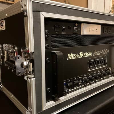 Mesa Boogie Bass 400+ 2-Channel 500-Watt Rackmount Bass Amp Head (7-Band EQ) 1990 - 2009 - Black image 2