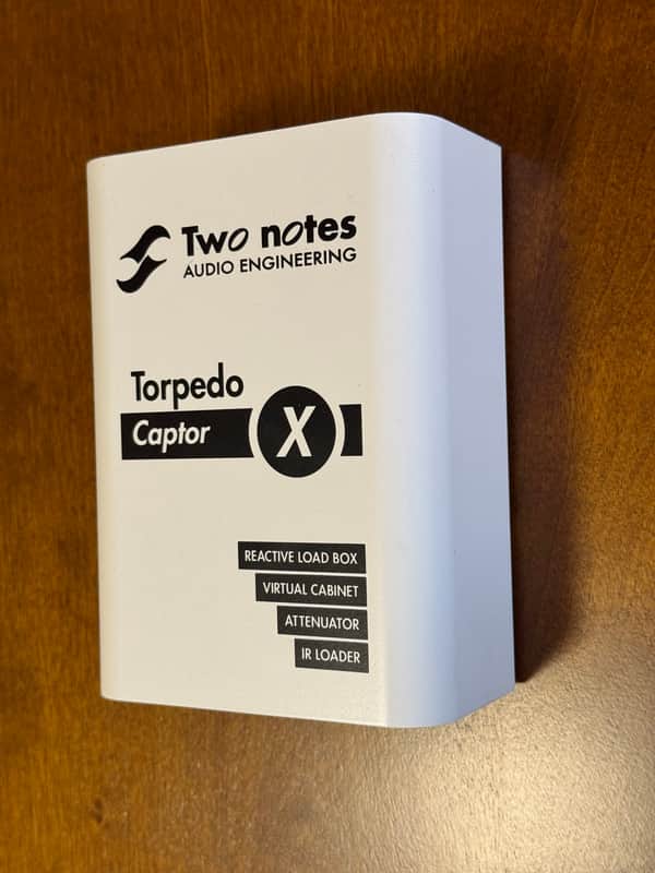 Two Notes Torpedo Captor X 8ohm Stereo Reactive Load Box / Attenuator 2020 - White image 1