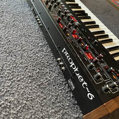 Sequential Prophet-6 49-Key 6-Voice Polyphonic Synthesizer 2018 - 2020 - Black with Wood Sides image 5