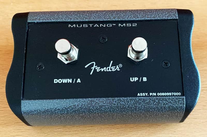 Fender Mustang MS2 2-Button Footswitch Pedal – Mint Condition image 1