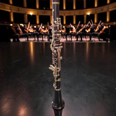 Vintage Orpheus Bb Clarinet Soviet Kyiv - Rare 19__ 588 Factory Engraving Error image 7