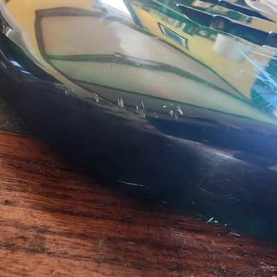 Peavey Fury V 5-string bass body 2007 - green QM image 14