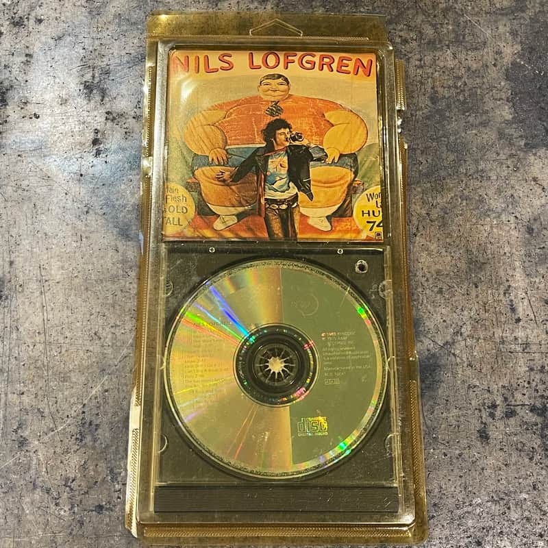 NILS LOFGREN RCD10041 Extremely rare Vintage 1991 clear plastic Longbox CD unopened new old stock imagen 1
