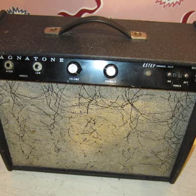 Magnatone Estey Model 401 Small Combo Amp 1960s - Black image 1