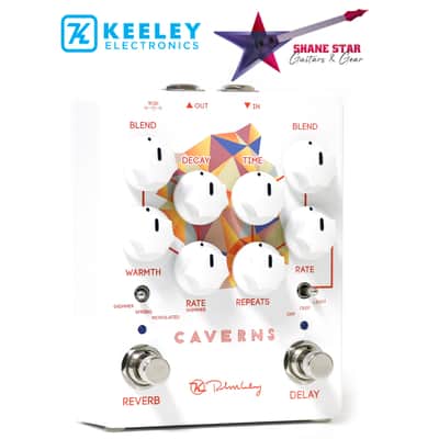 Keeley Caverns Reverb/Delay Analog-Style Tape Delay With Modulation Options + Spring, Shimmer or Modulated Reverb! image 4