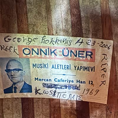 1969 Oud musical instrument Onnik Uner Karibyan RARE! image 2