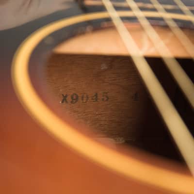 Gibson J-45 Flat Top Acoustic Guitar (1954), ser. #X9045-4, black tolex hard shell case. image 13