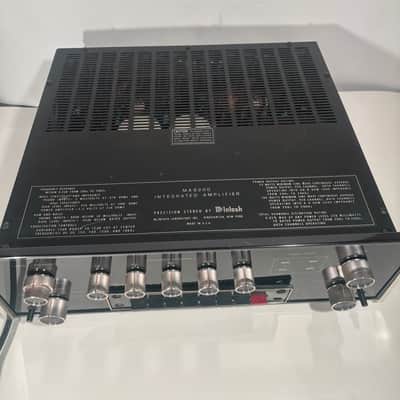 McIntosh MA6200 100-Watt Stereo Solid State Integrated Amplifier 1979 - 1991 - Black image 11