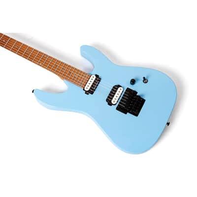 Dean MD 24 Roasted Maple with Floyd Electric Guitar Regular Vintage Blue image 3