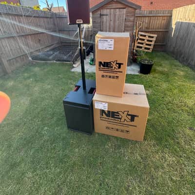 NEXT-proaudio HFA26.12 Complete Active PA System | 2x HFA206p + 2x HFA112s | 2960W | Networkable DSP | Plug & Play image 15