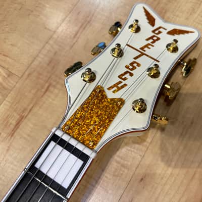 Gretsch G6136T-MGC Michael Guy Chislett Signature Falcon Hollow Body Guitar 2023 - Vintage White image 13