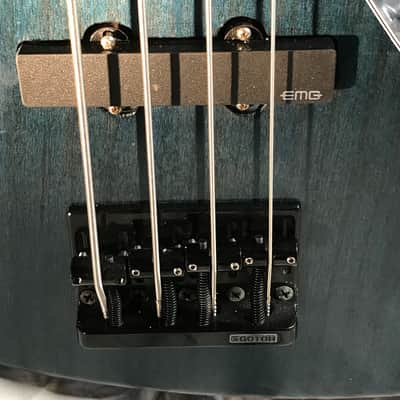 Warmoth Jazzmaster  Bass 4: BLUE Beauty image 7