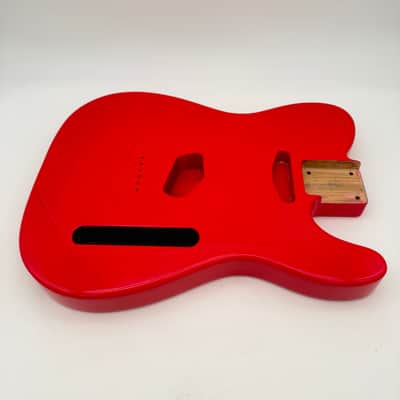 HooDoo Telecaster Body Roasted Ash Fiesta Red htb5321 image 2