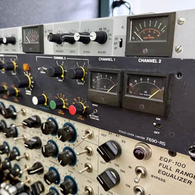 ADR F690-RS Stereo compex voice over limiter analog compressor expander original vintage UK England image 2