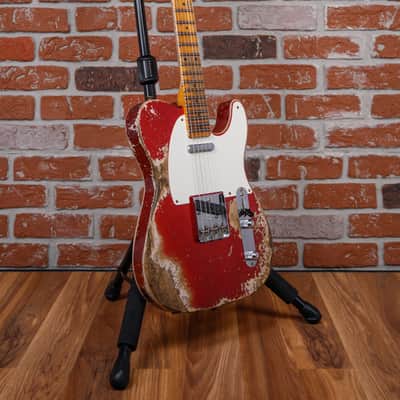 Fender Custom Shop LR25 1957 Telecaster Super Heavy Relic Aged Candy Apple Red 2025 w/OHSC image 3