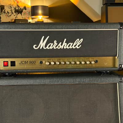 Marshall JCM 900 Model 4100 Hi Gain Dual Reverb 2-Channel 100-Watt Guitar Amp Head 2000 - Serviced image 2