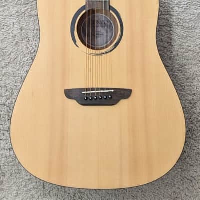 Luna Wabi Sabi Dreadnought Satin Finish Solid Spruce Top Acoustic Guitar image 1