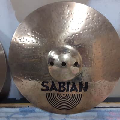 Sabian 14" HH Hand Hammered Fusion Hi-Hat Cymbals (Pair) 1992 - 2015 - Natural image 8