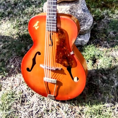 Kay Lark Junior 1930's-40's - Orange burst image 18