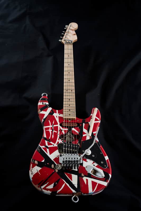 Custom Van Halen Frankenstrat Frankenstein Stratocaster Tribute Met Museum Custom image 1