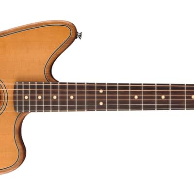 Fender Acoustasonic Standard Jazzmaster Aged Natural image 2